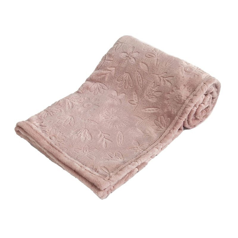 Personalised Baby Blanket Soft and Silky with Embossed Pattern 75 x 100cm