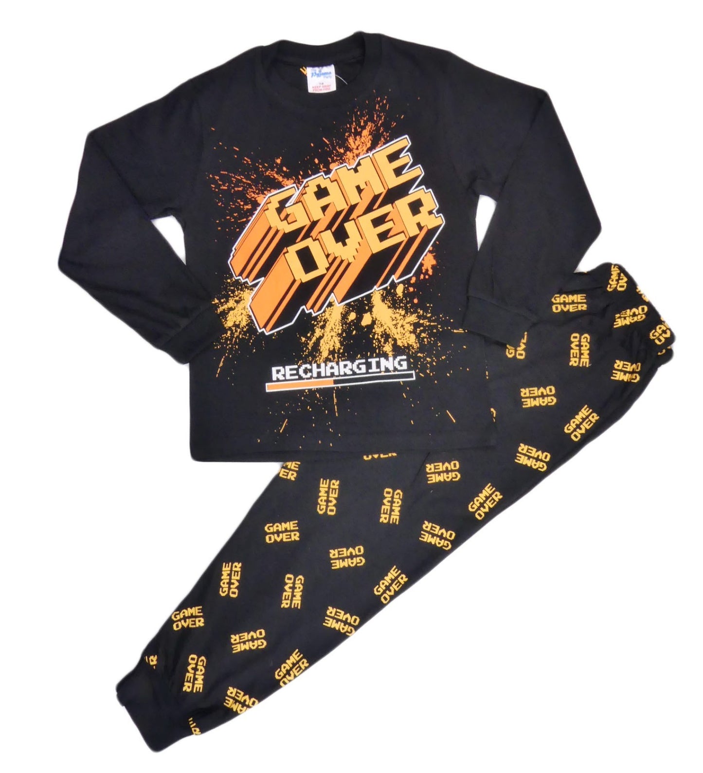Boys Gamer Themed Pyjama 10-11 Years Brand New But End of Line Reduction
