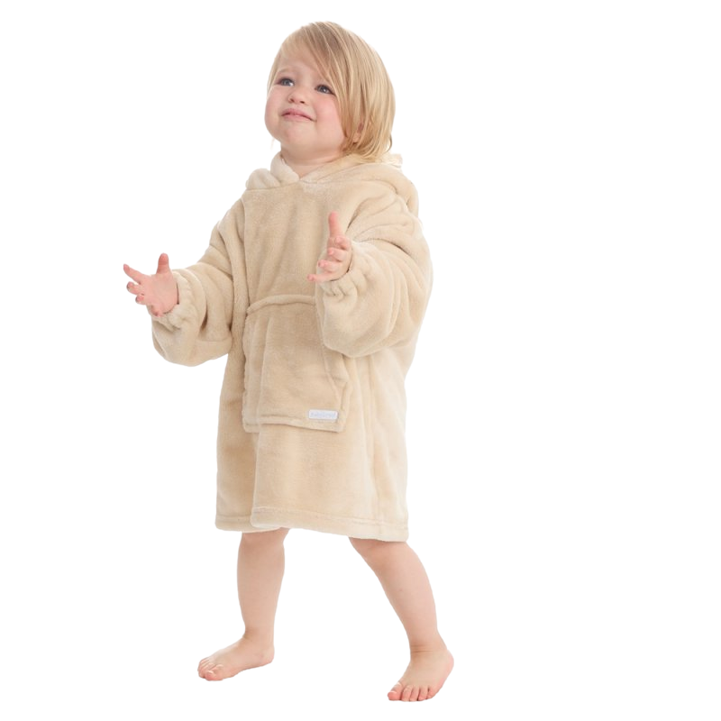 Personalised Children's Oversized Hoodie Snuggle Fleece 18mths-3yrs and 3-6yrs