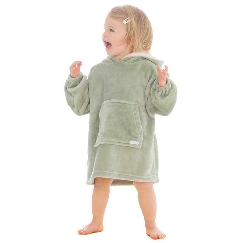 Personalised Children's Oversized Hoodie Snuggle Fleece 18mths-3yrs and 3-6yrs