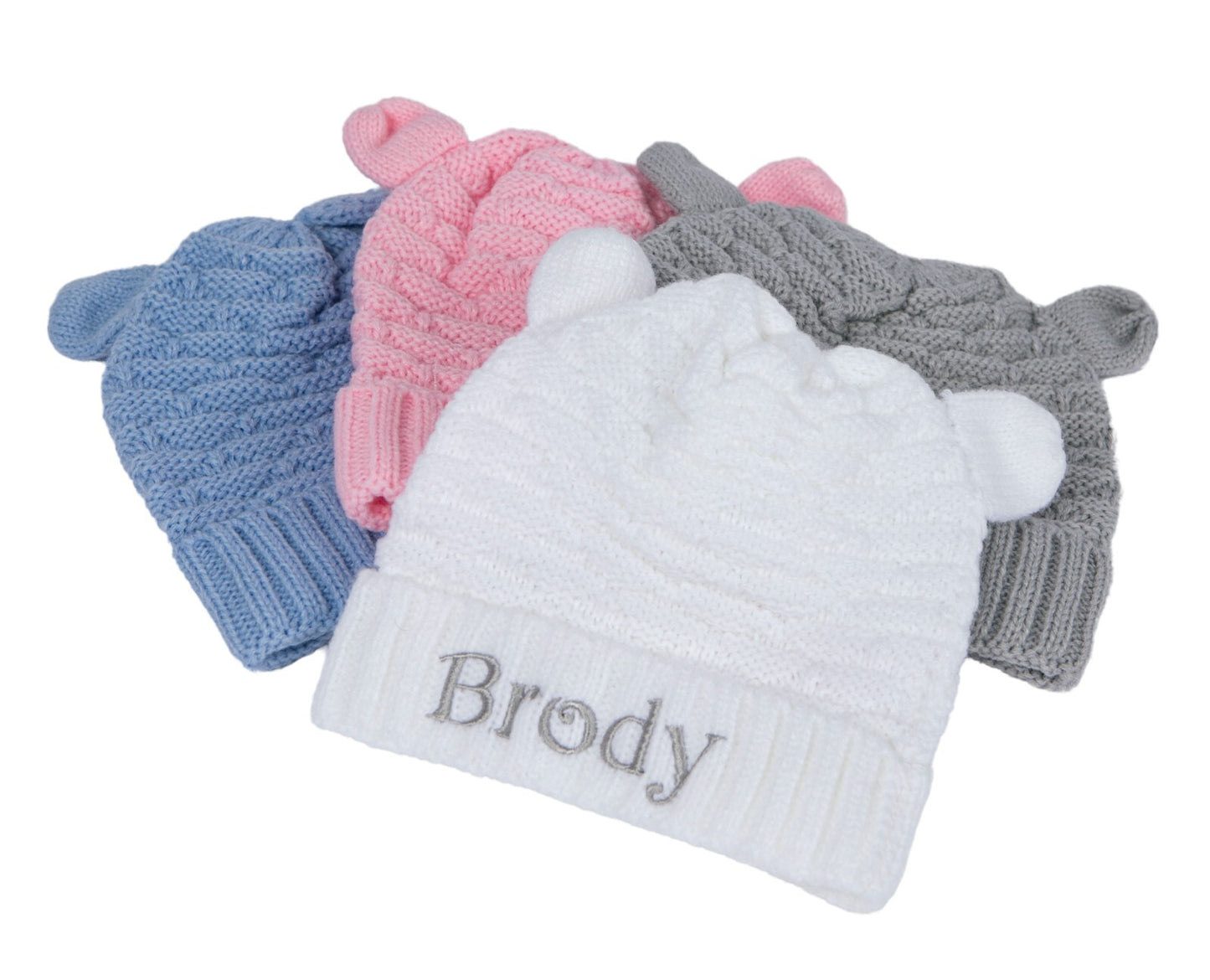 Boys Girls Baby Cute Hat with Ears 3 Months to 12 months Cute Personalised