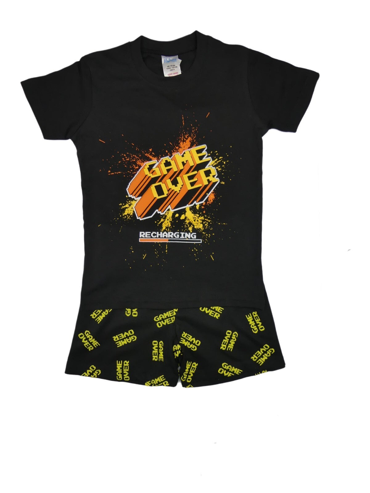 Boys Gamer Pyjamas 10-13 Years Short and Long