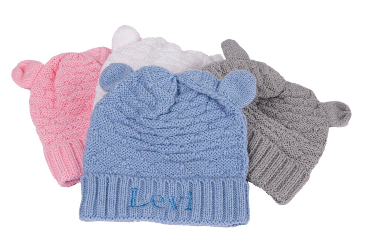 Boys Girls Baby Cute Hat with Ears 3 Months to 12 months Cute Personalised