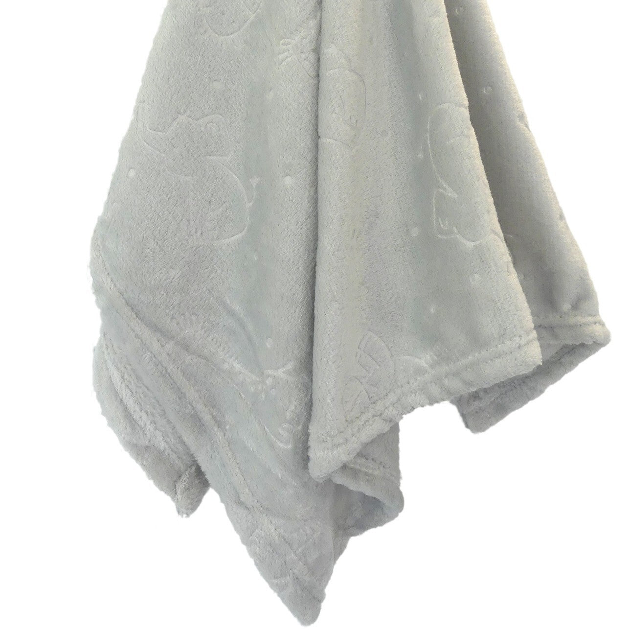 Baby Blanket with Embroidered Safari Motif 90cm x 75cm Personalised with Baby