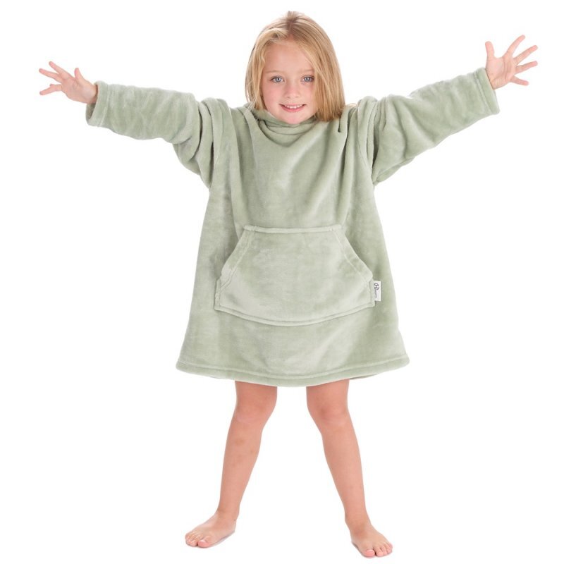 Personalised Children's Oversized Hoodie Snuggle Fleece 18mths-3yrs and 3-6yrs