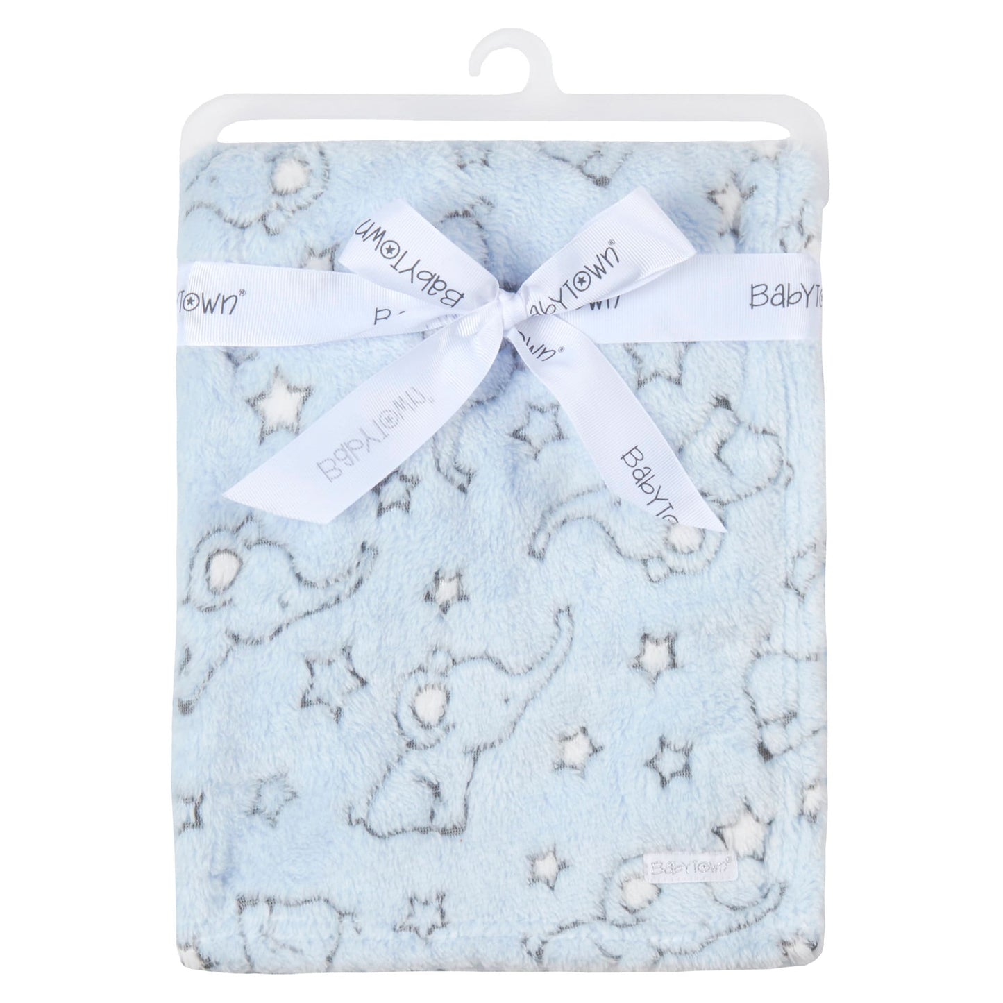 Elephant Comforter Matching Blanket BOTH ITEMS PERSONALISED with embroidery Beautiful Keepsake Baby Gift