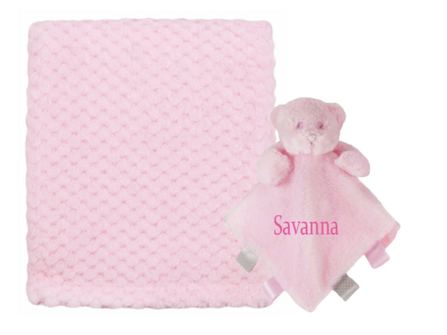 PERSONALISED Comfort Toy and Baby Wrap Ideal Baby Shower Gift Luxury Product