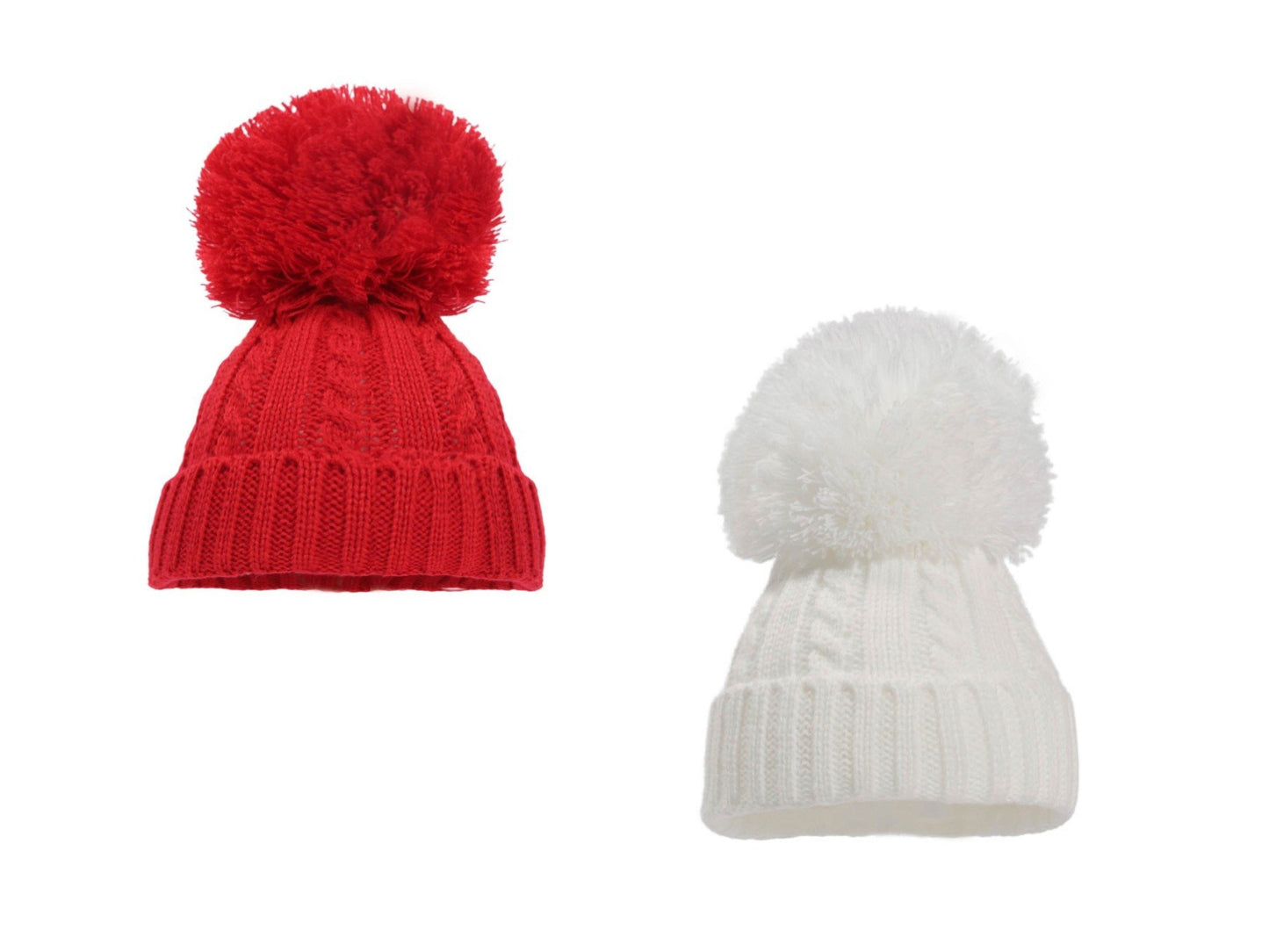 Personalised Baby Pom Pom Hat Newborn to 24 Months