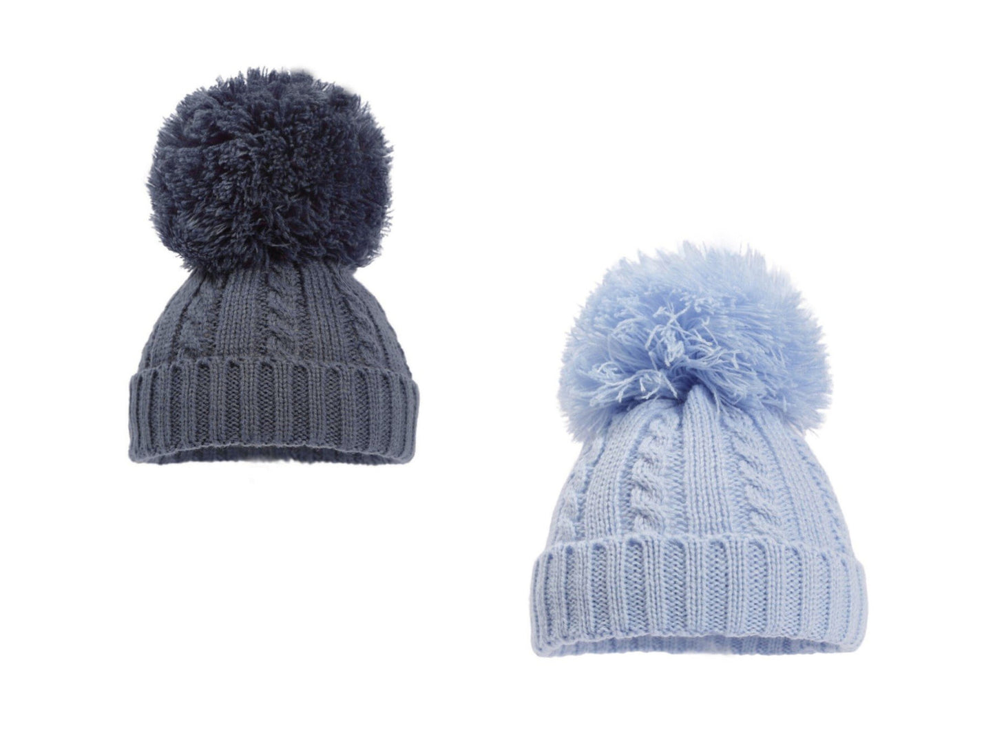 Personalised Baby Pom Pom Hat Newborn to 24 Months