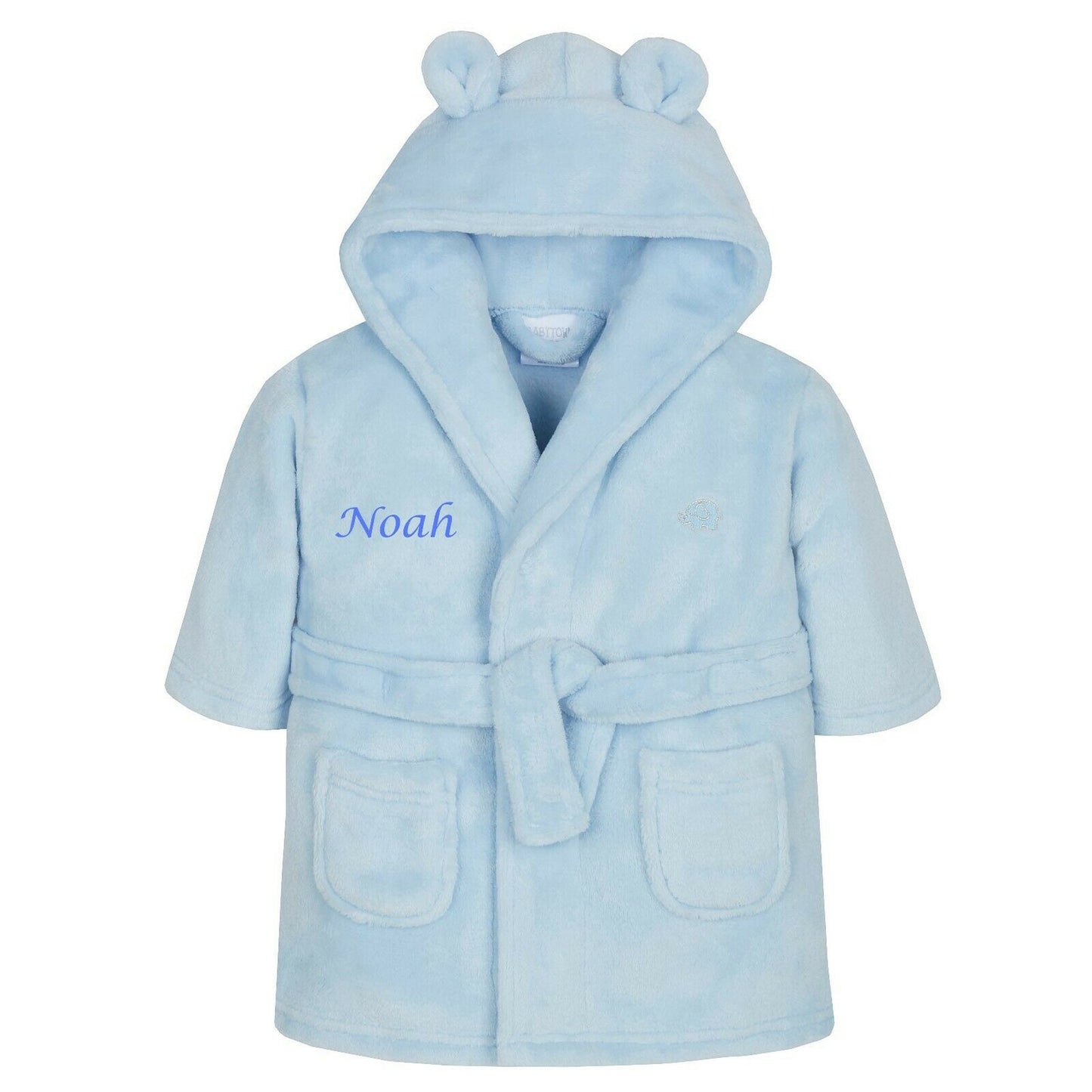 Personalized Baby Dressing Gown: Soft Bathrobe for Newborns 0-6 Months - Ideal Shower or Christening Gift