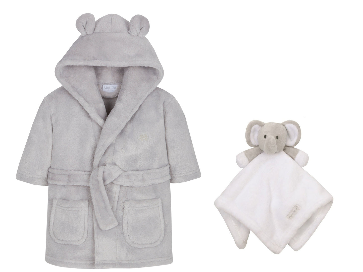 Personalised Baby Robe Dressing Gown 0-6 Months with Matching Personalised Comforter Great baby Gift Perfect For Baby Showers