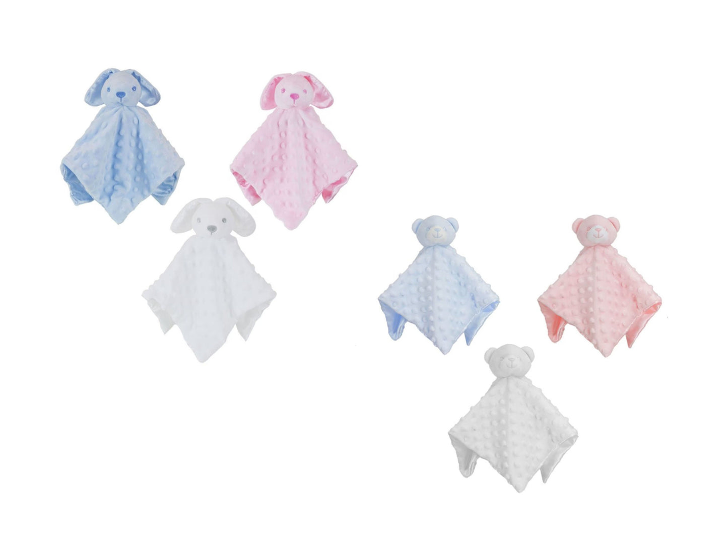 Personalised Baby Comforter Lovey Blanket  Custom Embroidered Animal Security Toy, Soft Plush Keepsake, Newborn Baby Shower Gift Boy Girl