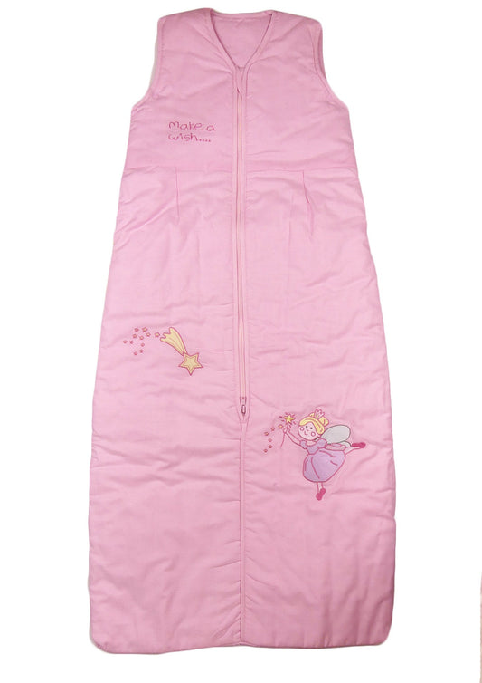 Personalised Baby Girls Sleeping Bag  2.5 Tog Winter Weight 0-6 Months 6-12 Months 12-36 Months Embroidered Name