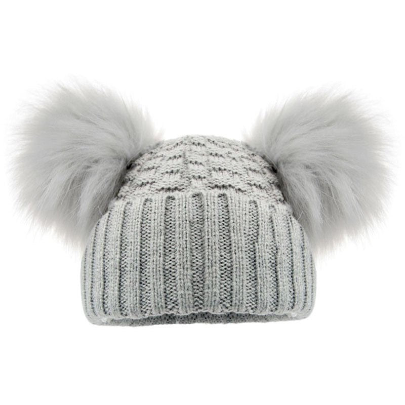 PERSONALISED Baby Pom Pom Hat Boys Girls 0- 12 Months 12-18 Months and 2-5 Years Faux Fur Pom