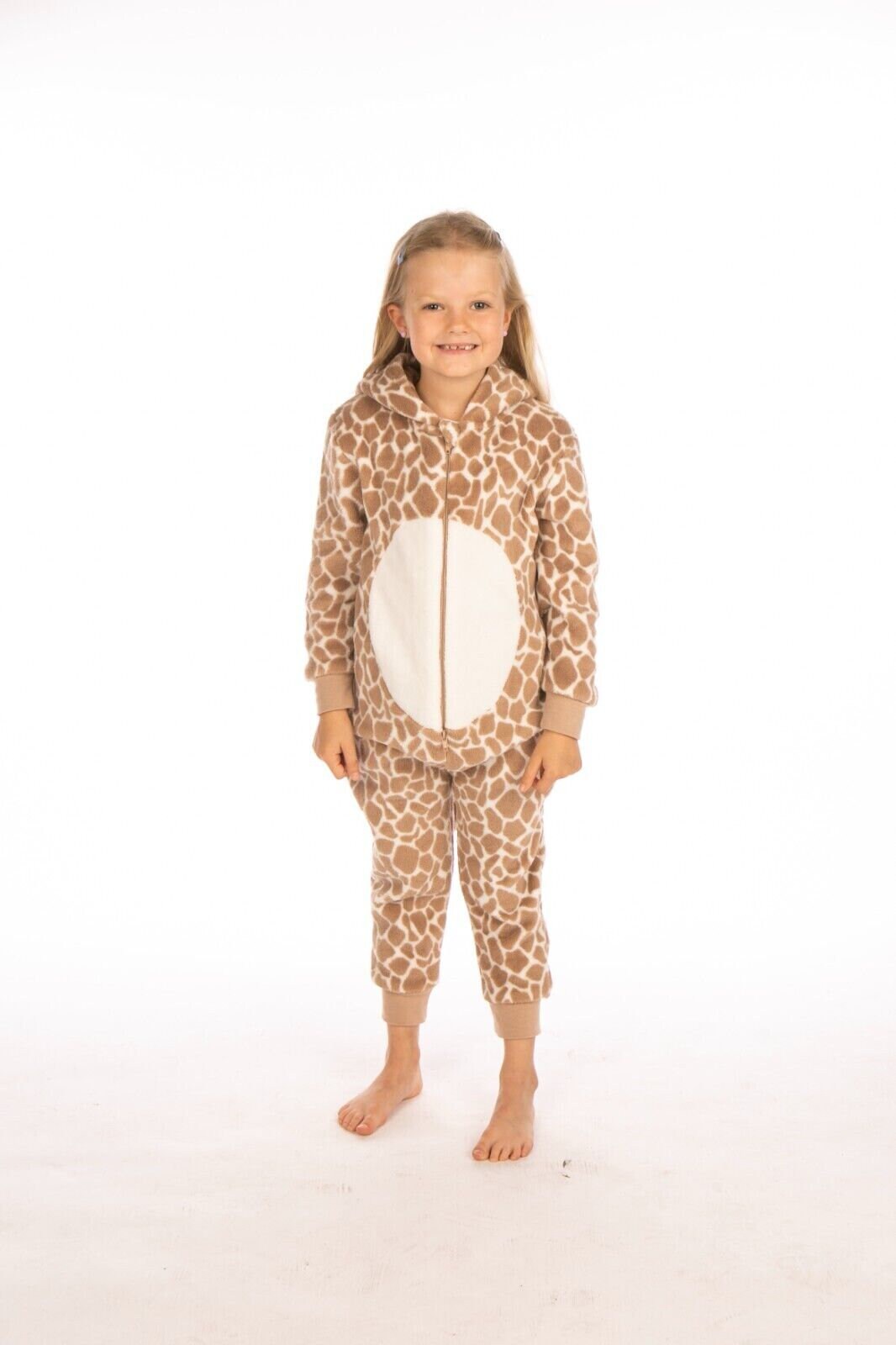 Personalised Giraffe Jumpsuit for Kids: Embroidered Christmas Gift, Cute Animal Outfit (2-10 Years)