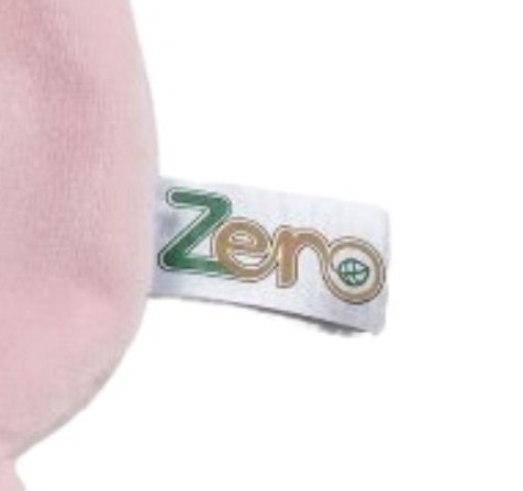 Personalised Baby Elephant Comforter Attached Teething Ring Embroidered with Significant Birth Info Made from 100% Recycled Materials