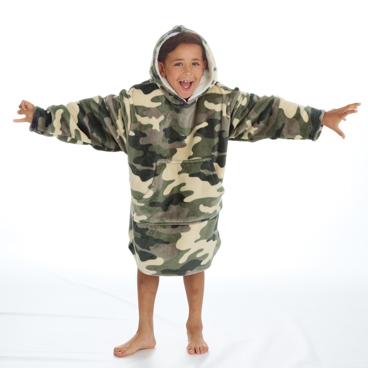 Camouflage Design Oversized Hoodies for Ultimate Comfort Personalised with Embroidery