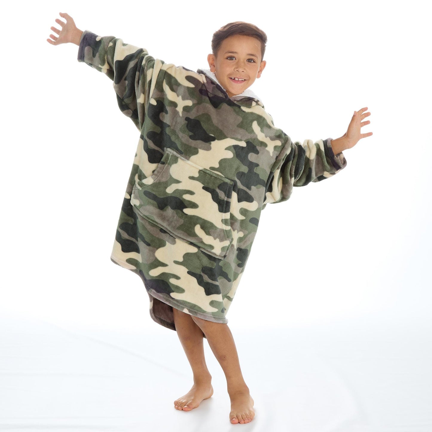 Camouflage Design Oversized Hoodies for Ultimate Comfort Personalised with Embroidery