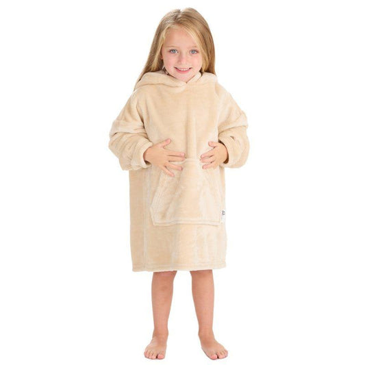 Childs Fleecey Oversized Hoodie Loungewear Soft Cosy Fleece Personalised with Embroidery Two sizes Range from 18 months to 6 years