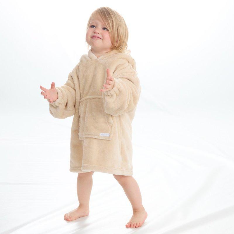 Childs Fleecey Oversized Hoodie Loungewear Soft Cosy Fleece Personalised with Embroidery Two sizes Range from 18 months to 6 years