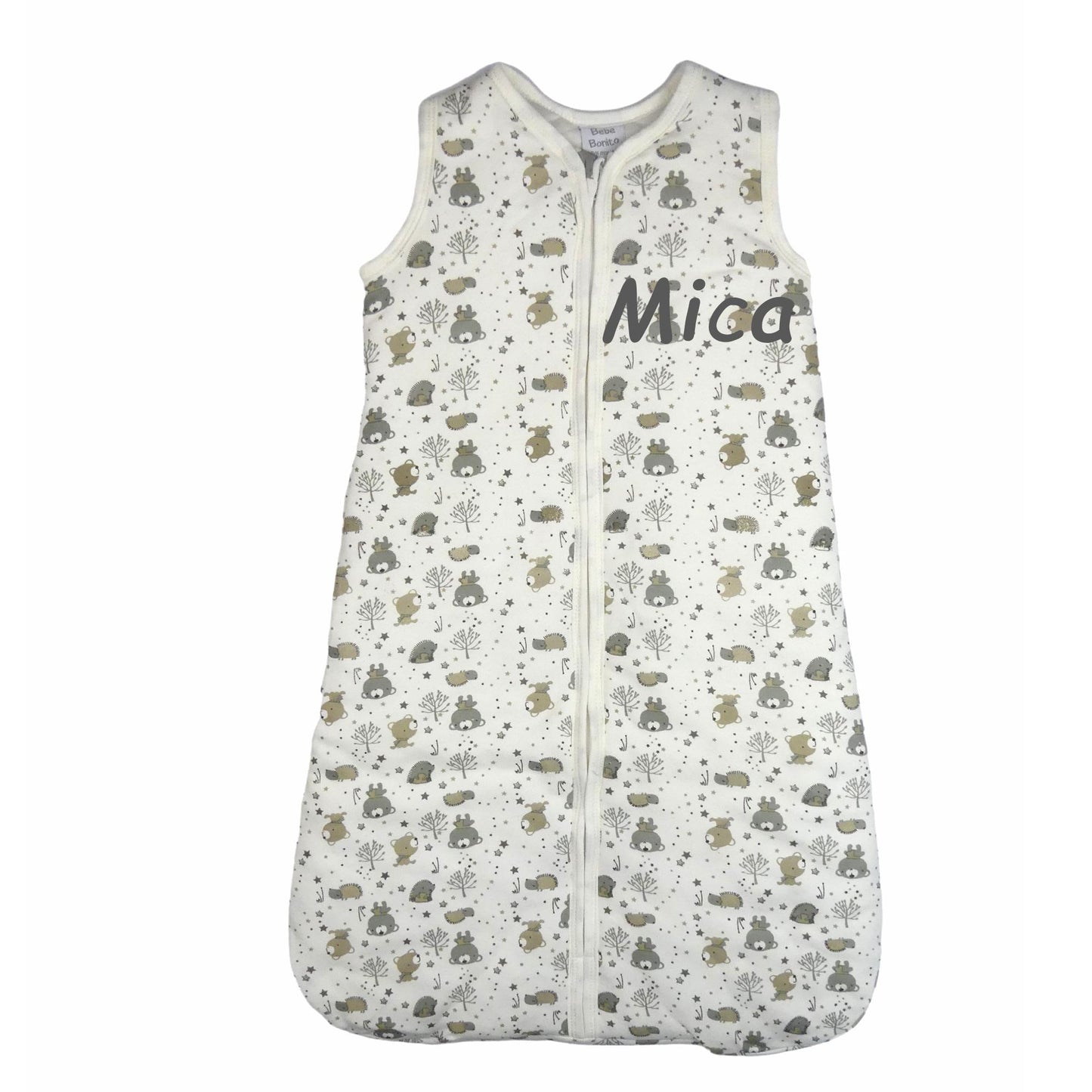 Personalised Babies Sleeping Bag PACK OF TWO 2.5 Tog 0-6 Months and 6-18 Months Embroidered with Baby Name Perfect Practical Gift