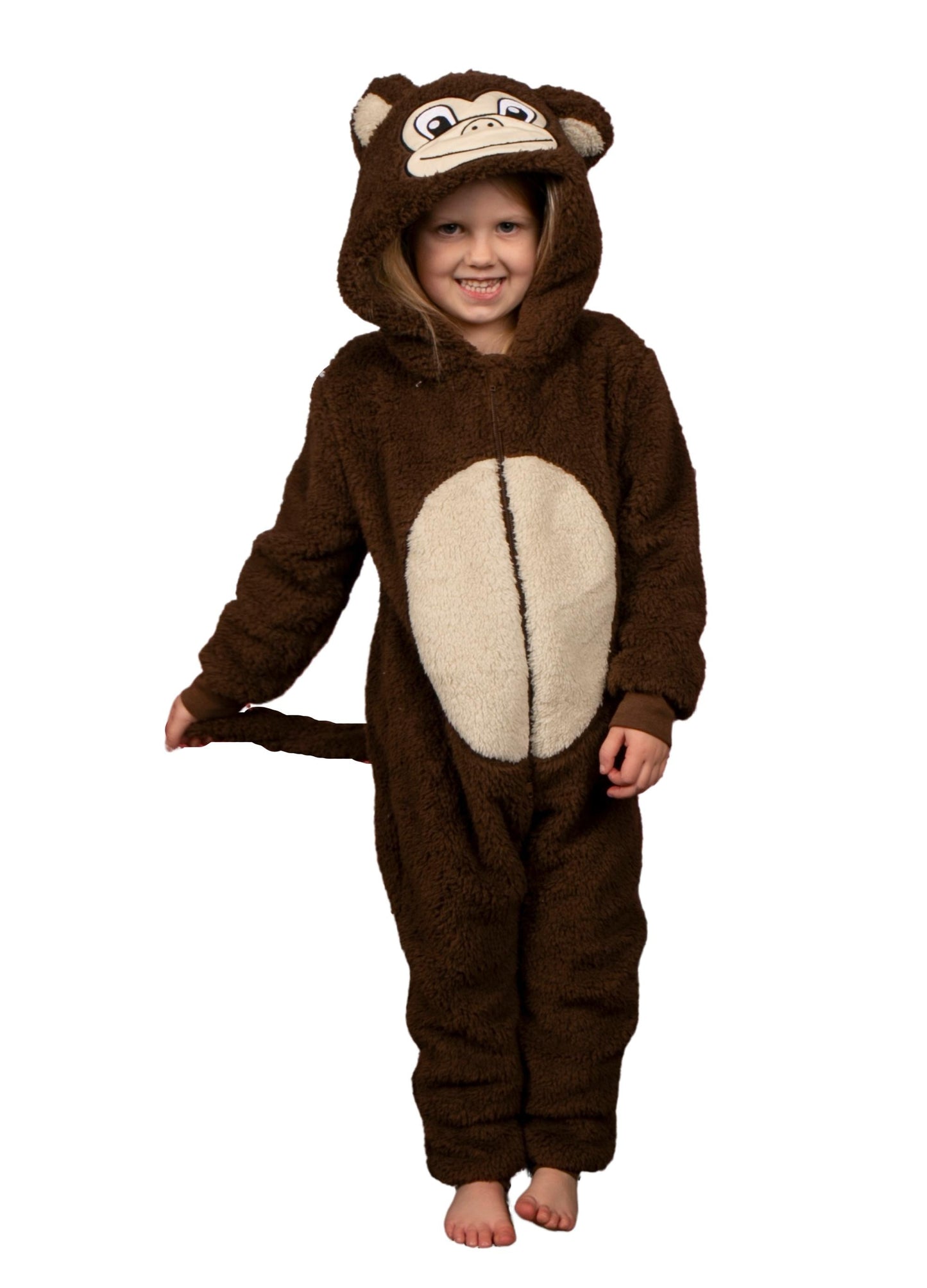 Children's All In One Jumpsuit Monkey Design Great Gift for Girls and Boys