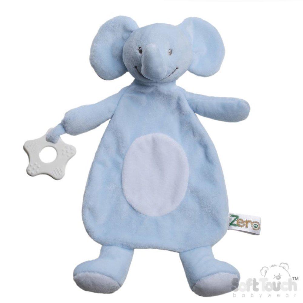 Elephant Teether Comforter with PERSONALISED with EMBROIDERY and Blanket