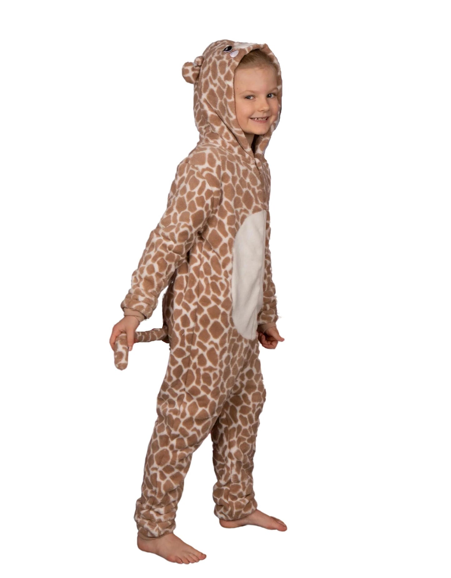 Personalised Giraffe Jumpsuit for Kids: Embroidered Christmas Gift, Cute Animal Outfit (2-10 Years)