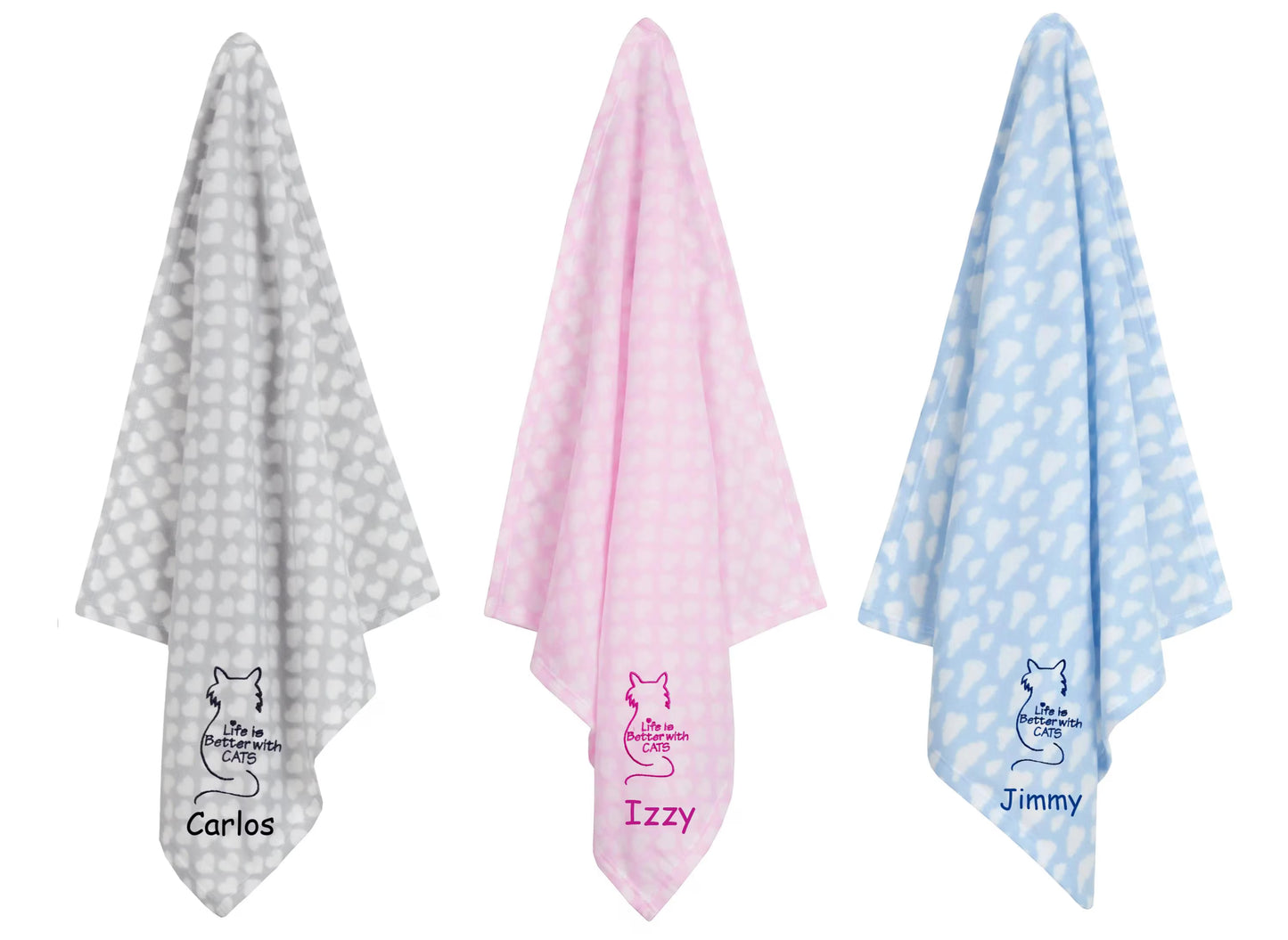 Personalised Kitten Blanket - Cosy Gift for New Cat Owners and Cat Lovers