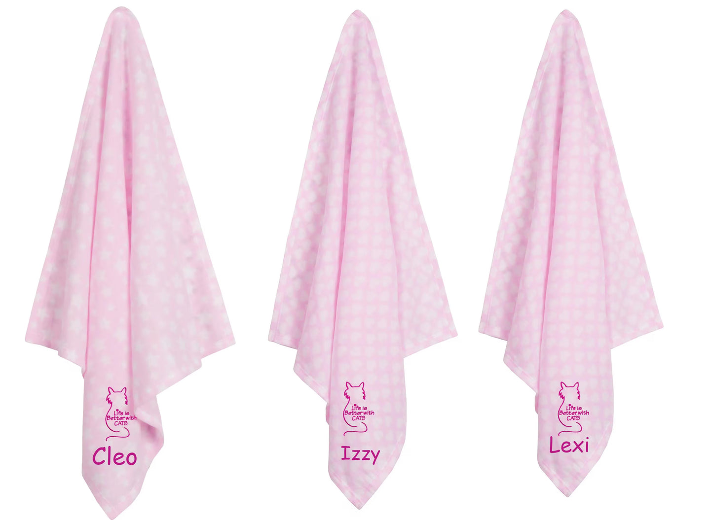 Personalised Kitten Blanket - Cosy Gift for New Cat Owners and Cat Lovers