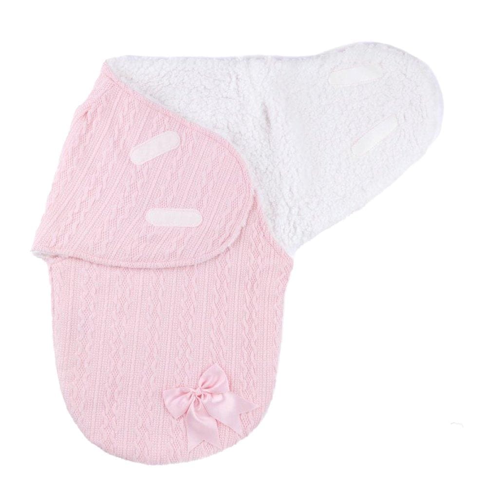 Personalised Fleece-Lined Baby Swaddle Blanket  Cosy Newborn Wrap & Gift