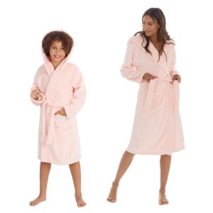 Mum and Daughter Personalised Dressing Gown Robe 7-13 Years S M L XL