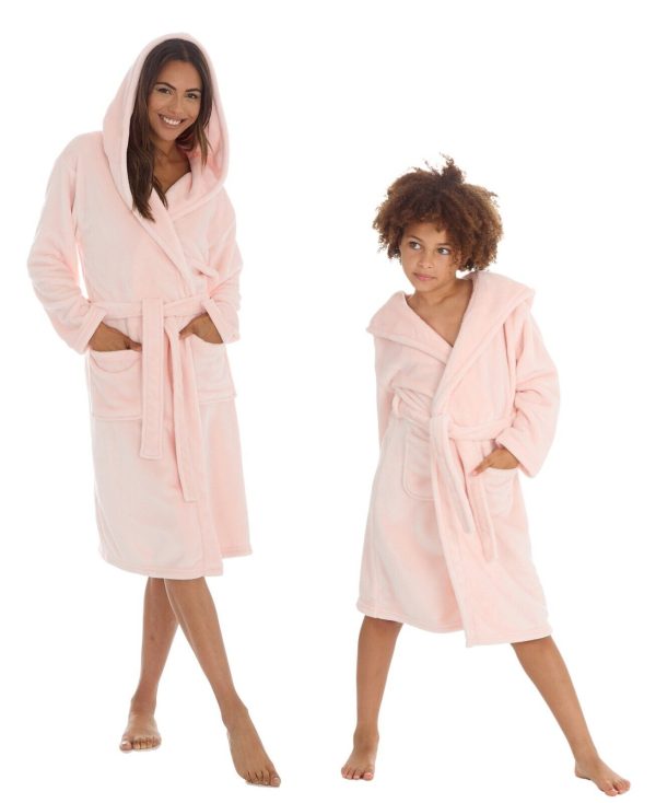 Mum and Daughter Personalised Dressing Gown Robe 7-13 Years S M L XL